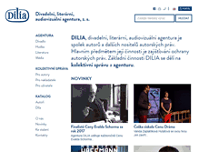 Tablet Screenshot of dilia.cz